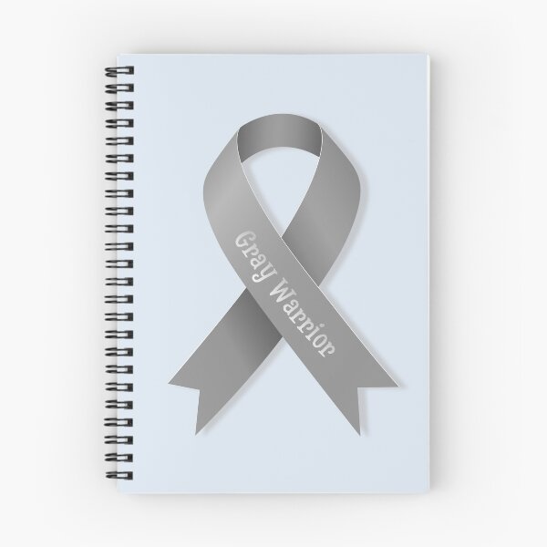 Item preview, Brain Tumor Awareness Gray Ribbon – Gray Warrior Brain Cancer Support Design designed and sold by Ivy-Triggs.