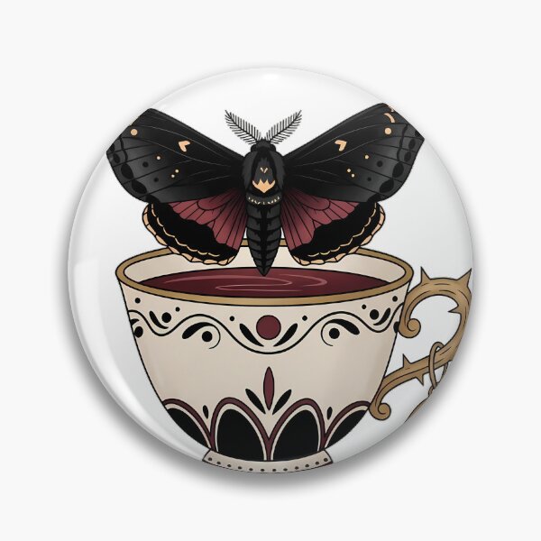 Item preview, Gothic Teacup Moth designed and sold by IllumeInk.