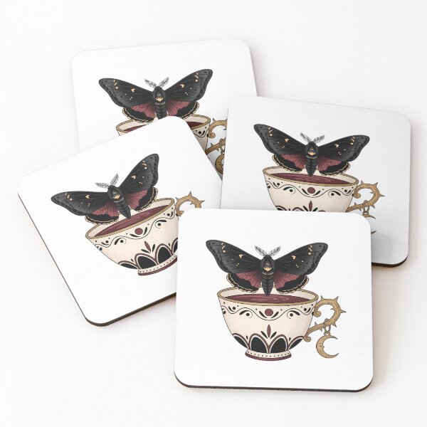 Item preview, Gothic Teacup Moth designed and sold by IllumeInk.