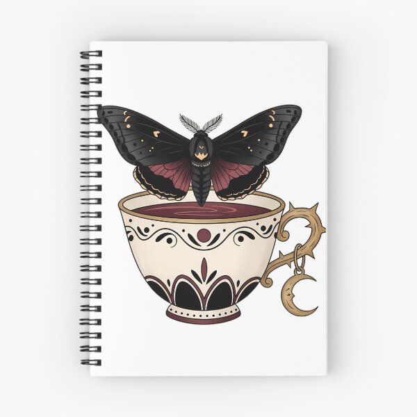 Item preview, Gothic Teacup Moth designed and sold by IllumeInk.