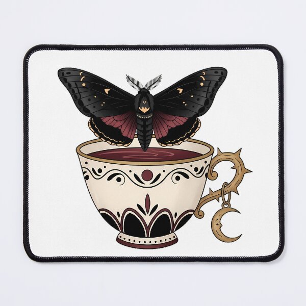 Item preview, Gothic Teacup Moth designed and sold by IllumeInk.