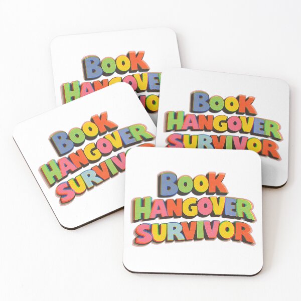 Item preview, Book Hangover Survivor – Bold Colorful Typography Design designed and sold by tviyluv.