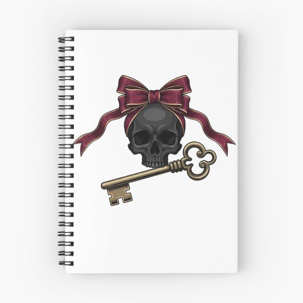 Item preview, Skull Key Ribbon designed and sold by IllumeInk.