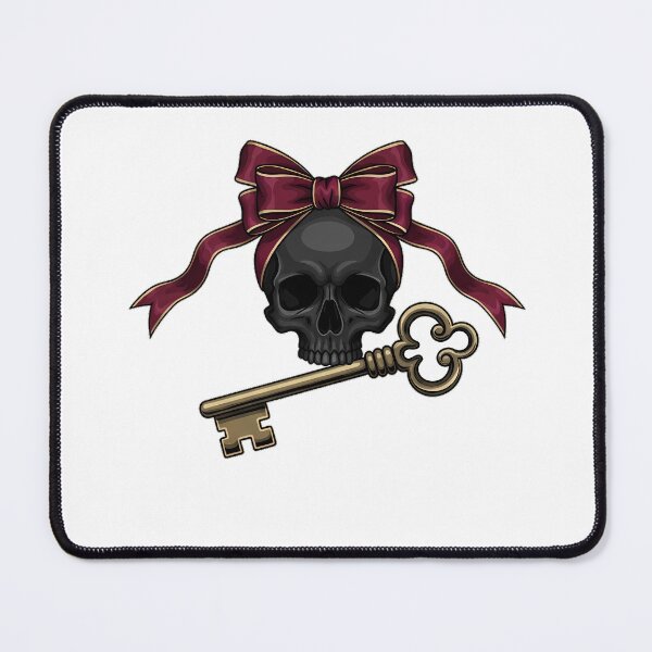 Item preview, Skull Key Ribbon designed and sold by IllumeInk.