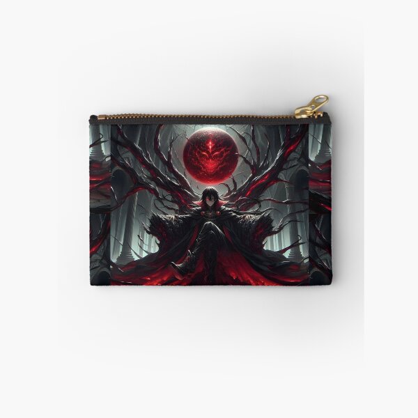 Item preview, Lord of the Crimson Abyss: Dark Gothic Anime Demon King on the Throne of Thorns designed and sold by MouradStudio.