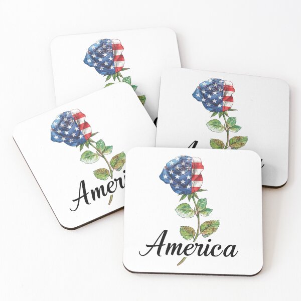 Item preview, USA Rose Stars and Stripes designed and sold by uunaa.
