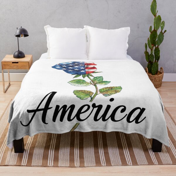 Item preview, USA Rose Stars and Stripes designed and sold by uunaa.