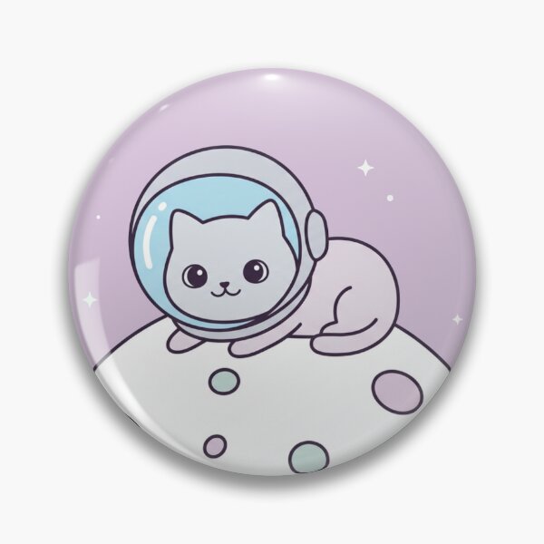Item preview, Kitty on the moon "Copy, moon joy" designed and sold by WearIsClear.