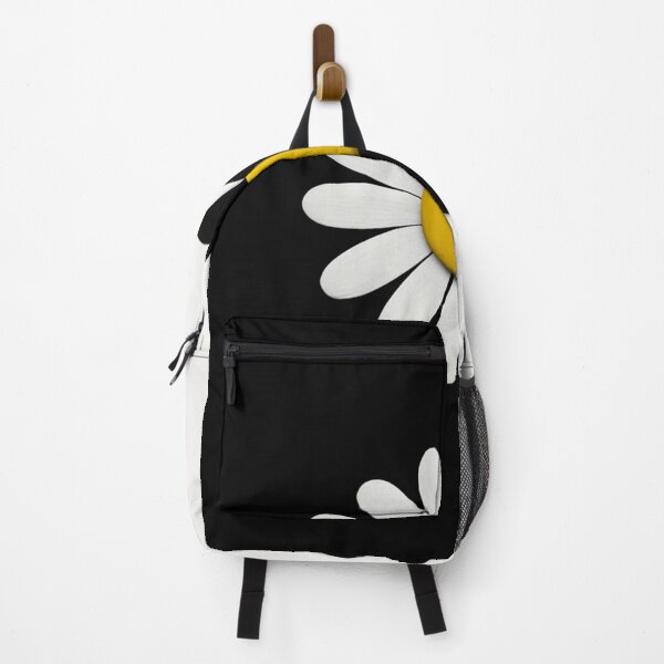 Item preview, Black and White Split Daisy Inverted Petals Modern Minimal Floral Design designed and sold by daila70.