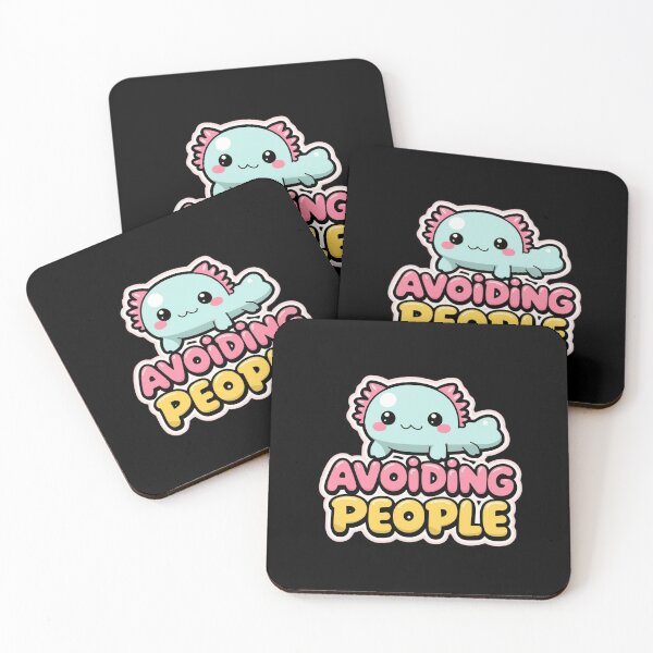 Item preview, Introvert cute axolotl |animal  humour axolotlanimals meme-Funny Pet Lover Meme – Cute Cat & Dog Sticker | axolotl Animal Humor | Cat Lover Gift designed and sold by mndesignworx.