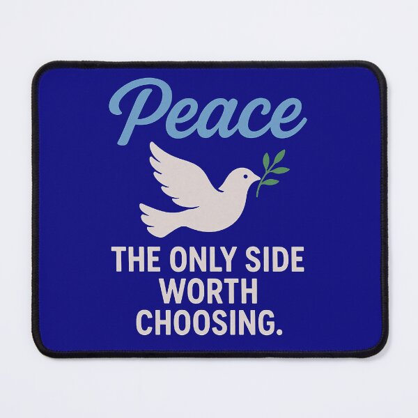 Item preview, Peace The Only Side Worth Choosing – Dove Peace Symbol Anti War Graphic T-Shirt designed and sold by FunkyVista.