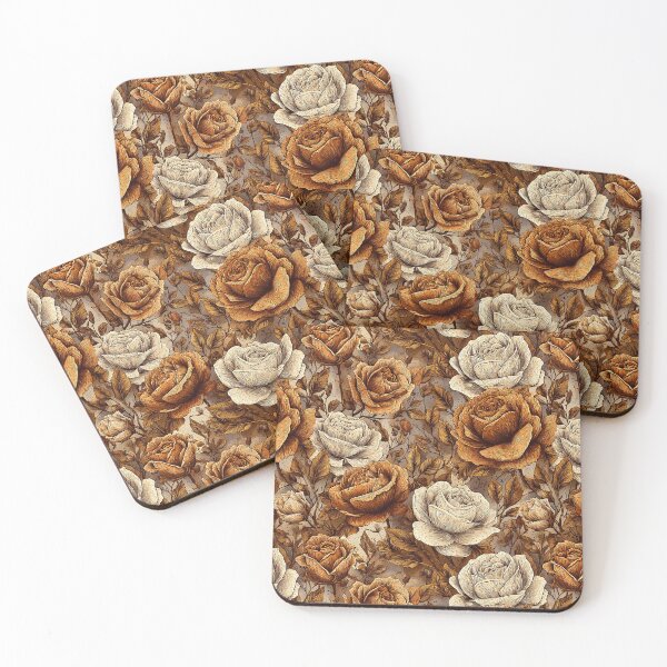 Item preview, Elegant Rose Texture  - Retro Flower Floral  - Holiday Gift Sets designed and sold by RoyalStarsPatts.