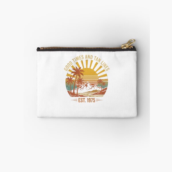 Item preview, Good Times And Tan Lines Retro Vintage Sunset Summer T-Shirt designed and sold by Egyptian king ⭐⭐⭐⭐⭐.