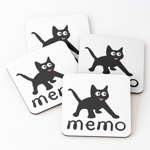 Item preview, Cute Black Cat Memo designed and sold by Digitaload.