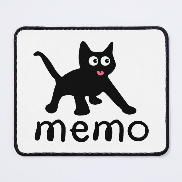 Item preview, Cute Black Cat Memo designed and sold by Digitaload.