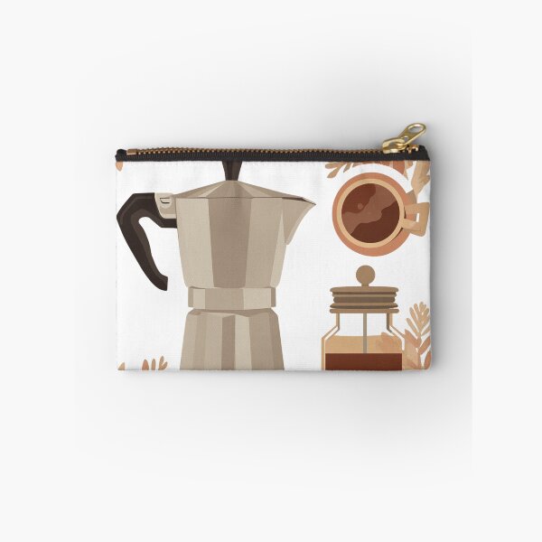 Item preview, Autumn Coffee Corner — Moka Pot & Jar Illustration designed and sold by VintageTips.