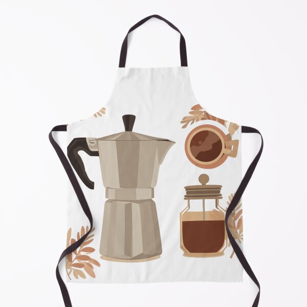 Item preview, Autumn Coffee Corner — Moka Pot & Jar Illustration designed and sold by VintageTips.