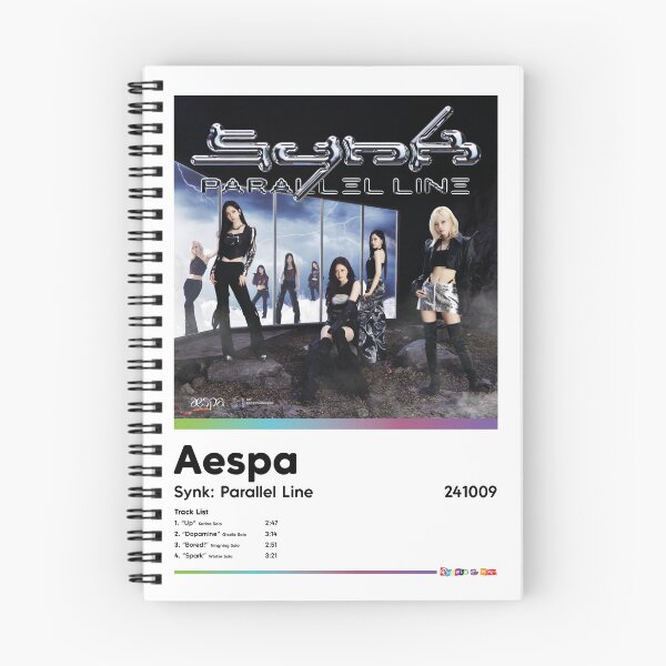 Item preview, AESPA - Synk Parallel Line - Album Artwork Poster designed and sold by RhodesToKpop.