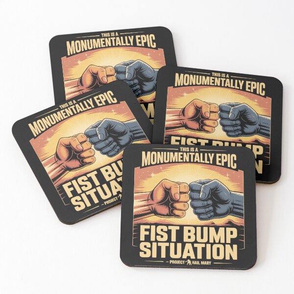 Item preview, Monumentally Epic Fist Bump T-Shirt | Sci-Fi Triumph Poster Graphic designed and sold by DmaarGroup.