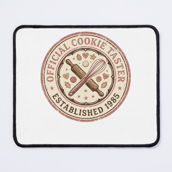 Item preview, Official Cookie Taster Vintage Badge Funny Baking Baker T-Shirt designed and sold by Egyptian king ⭐⭐⭐⭐⭐.