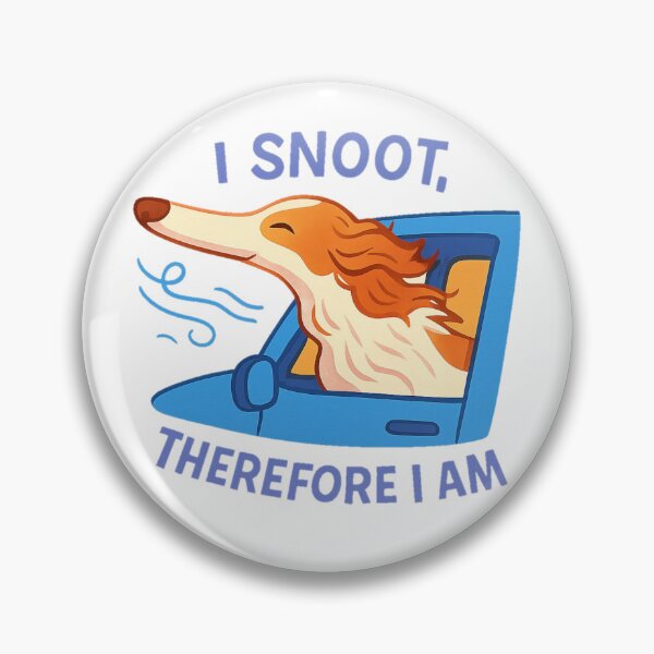 Item preview, Funny Borzoi T-Shirt – “I Snoot Therefore I Am” Dog Lover Gift designed and sold by FurAndFlaireg.