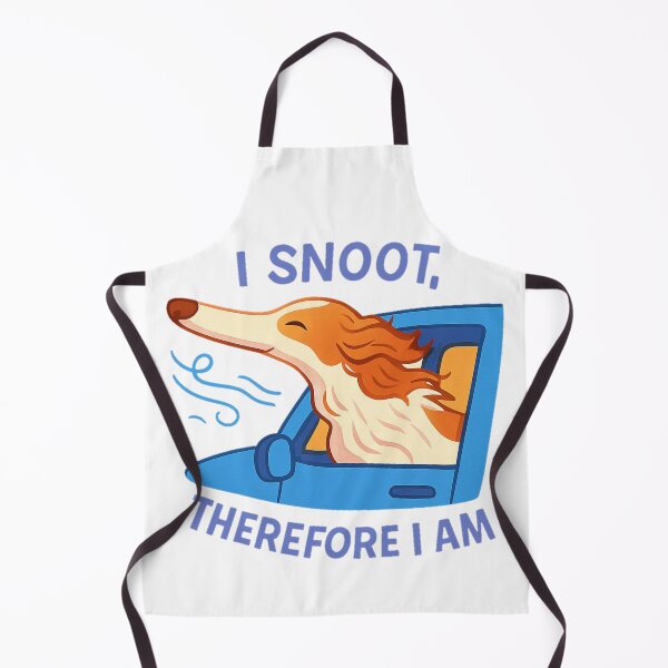 Item preview, Funny Borzoi T-Shirt – “I Snoot Therefore I Am” Dog Lover Gift designed and sold by FurAndFlaireg.