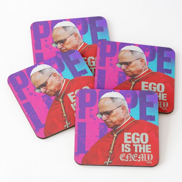 Item preview, Pope Leo XIV – Ego Is The Enemy Satire Art designed and sold by Essémké.