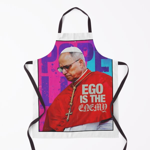 Item preview, Pope Leo XIV – Ego Is The Enemy Satire Art designed and sold by Essémké.