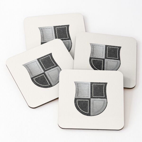Item preview, Coat of Arms House of Hohenzollern — Black and Silver Quartered Shield designed and sold by BestVarieties.