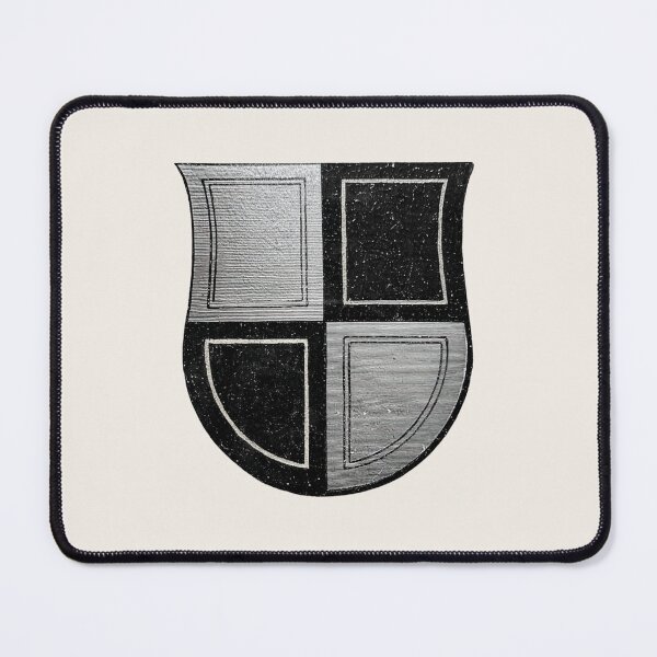 Item preview, Coat of Arms House of Hohenzollern — Black and Silver Quartered Shield designed and sold by BestVarieties.