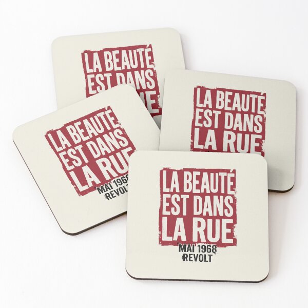Item preview, La Beauté Est Dans La Rue | Mai 1968 Paris Protest Vintage Poster Style designed and sold by KAYJAY DESIGNS.