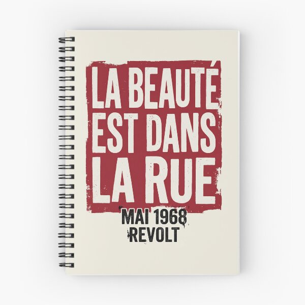 Item preview, La Beauté Est Dans La Rue | Mai 1968 Paris Protest Vintage Poster Style designed and sold by KAYJAY DESIGNS.