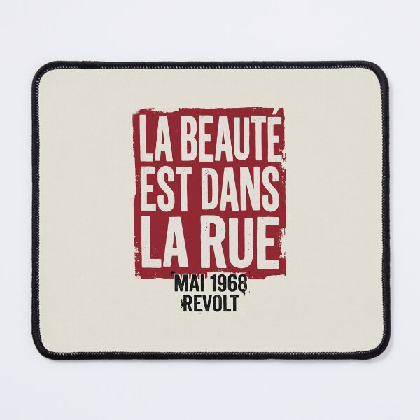 Item preview, La Beauté Est Dans La Rue | Mai 1968 Paris Protest Vintage Poster Style designed and sold by KAYJAY DESIGNS.
