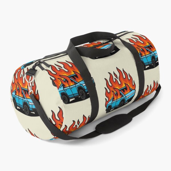 Item preview, Tesla Cybertruck on Fire - Funny EV meme designed and sold by ZERO-MIND.