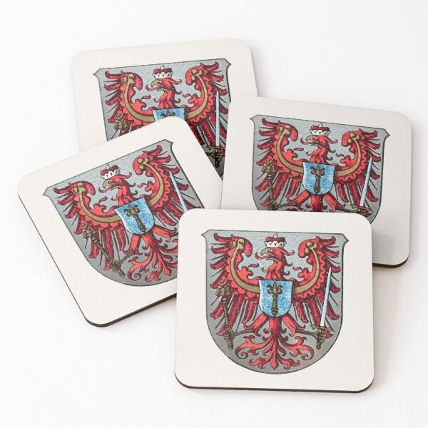 Item preview, Margraviate of Brandenburg Historical Coat of Arms — Hohenzollern Red Eagle designed and sold by BestVarieties.