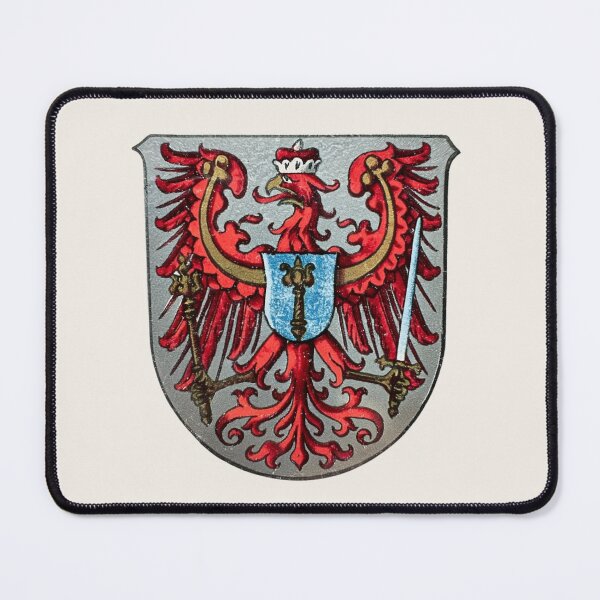 Item preview, Margraviate of Brandenburg Historical Coat of Arms — Hohenzollern Red Eagle designed and sold by BestVarieties.