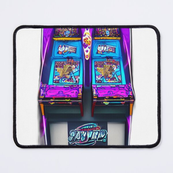 Item preview, Neon Glow - Pinball Machine Art designed and sold by Bad7Wear.