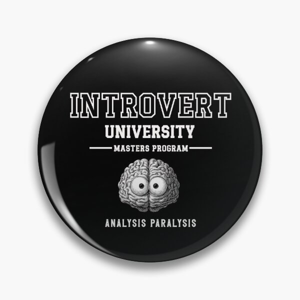 Item preview, Introvert University Shirt – Analysis Paralysis – Funny Gift for Introvert designed and sold by Wild Pixel Studio.