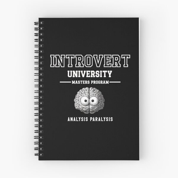 Item preview, Introvert University Shirt – Analysis Paralysis – Funny Gift for Introvert designed and sold by Wild Pixel Studio.