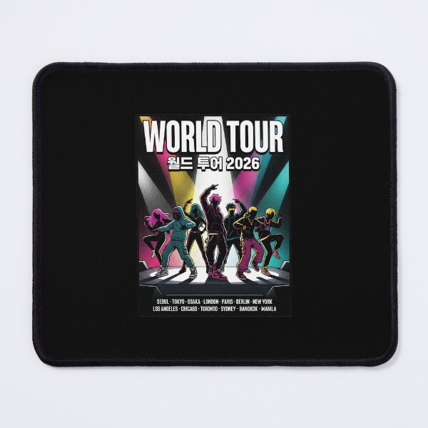 Item preview, World Tour 2026 Dance Crew | K-Pop Street Style Concert Aesthetic Tee designed and sold by KAYJAY DESIGNS.