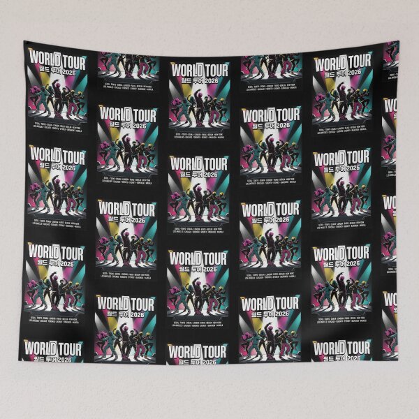 Item preview, World Tour 2026 Dance Crew | K-Pop Street Style Concert Aesthetic Tee designed and sold by KAYJAY DESIGNS.