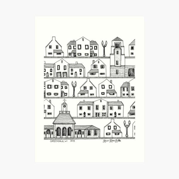 Greendale, WI Art Print