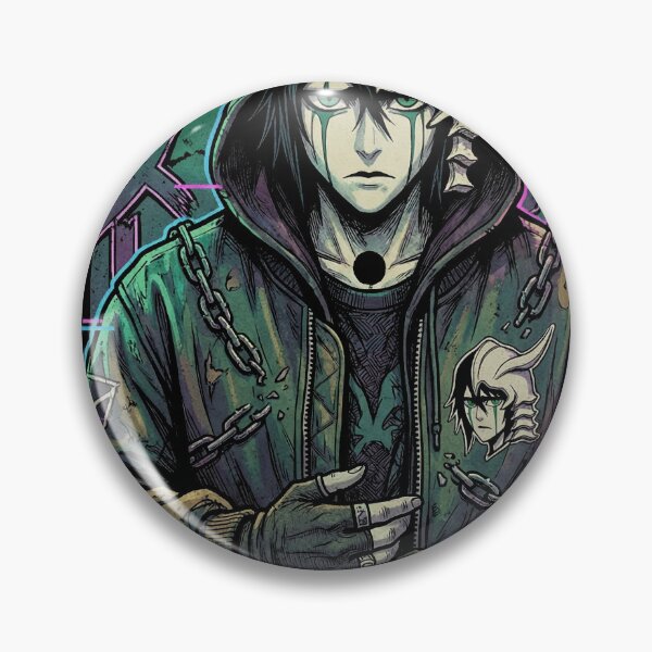 Item preview, Bleach Ulquiorra: Black Jacket Green Eyes designed and sold by Senpaiwaves.