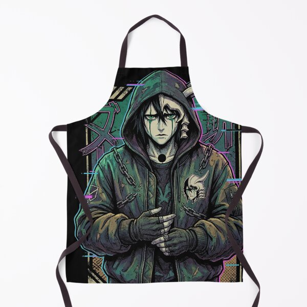 Item preview, Bleach Ulquiorra: Black Jacket Green Eyes designed and sold by Senpaiwaves.