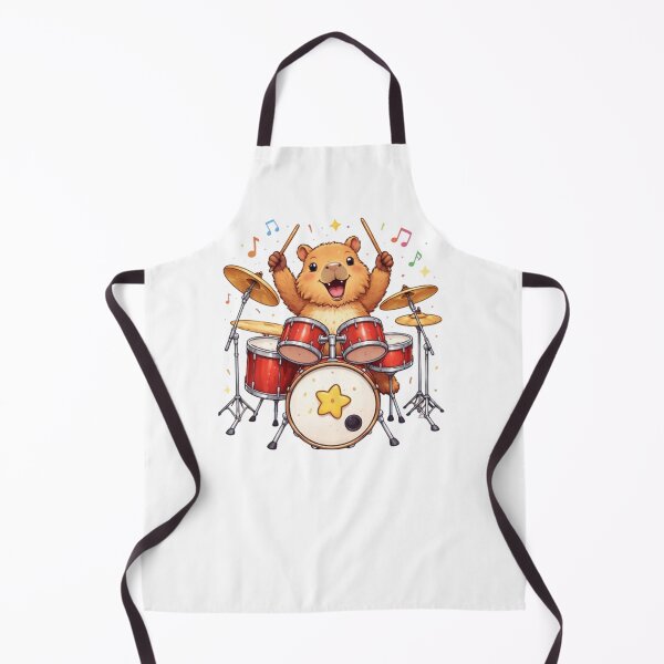 Item preview, capybara drummer designed and sold by Gokuxtreme.