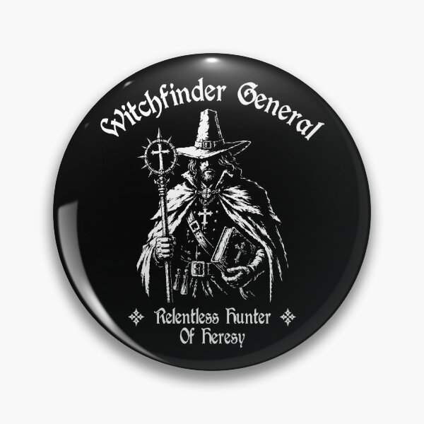 Item preview, Witchfinder General Matthew Hopkins Gothic Witch Hunter Design designed and sold by ShirtWreck.
