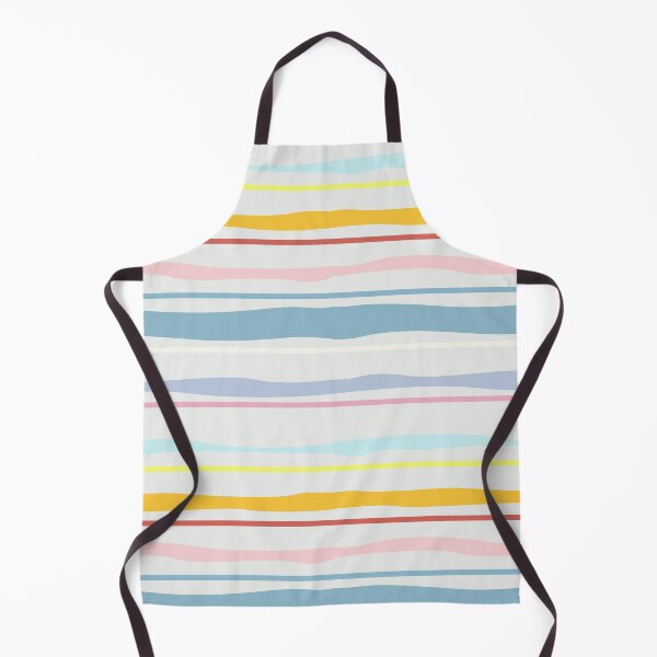 Item preview, Abstract seaside wavy stripes pattern designed and sold by KateKeoganDesign.