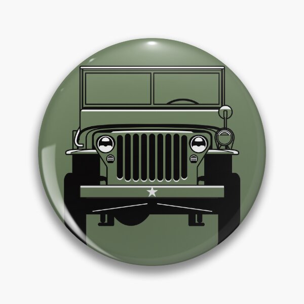 Item preview, Willys Jeep MB duotone car merchandise designed and sold by Billers Art.
