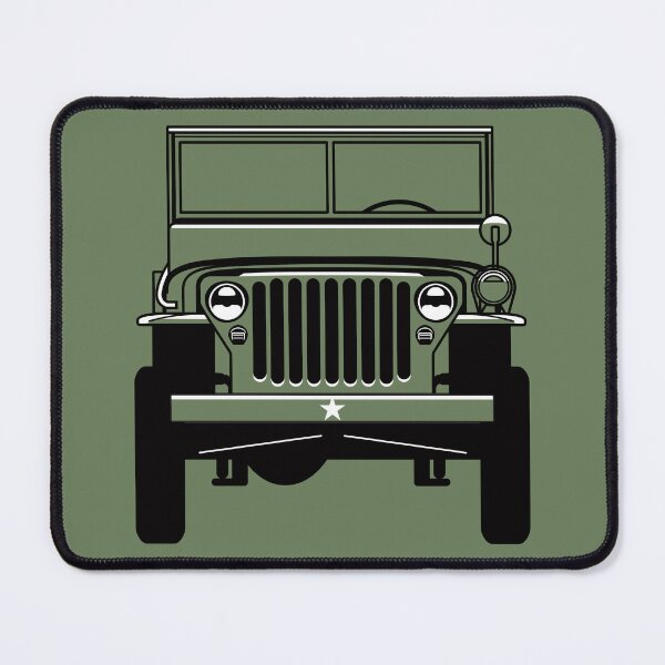 Item preview, Willys Jeep MB duotone car merchandise designed and sold by Billers Art.