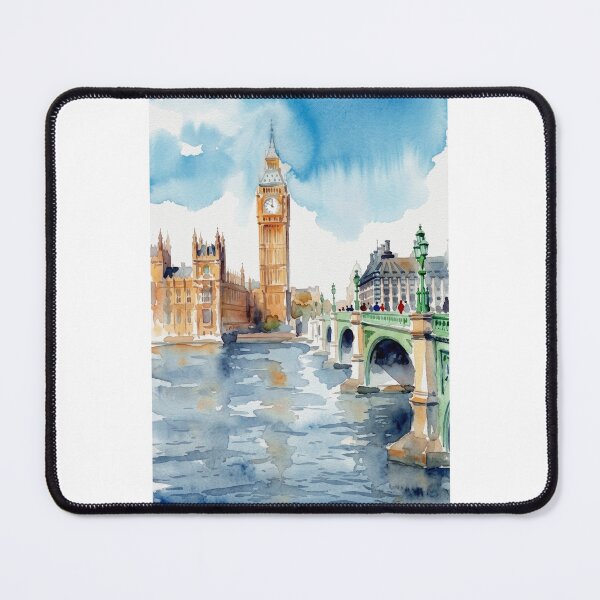 Item preview, London Big Ben Watercolor designed and sold by caracatita75.